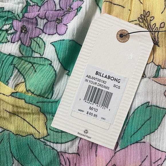NWT Billabong In Your Dreams Floral Top - Picture 6 of 8